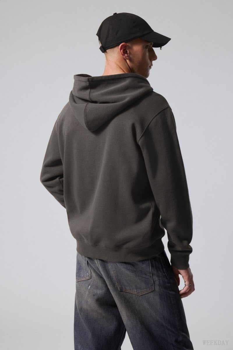 Weekday Standard Graphic Zip Hoodie Spiky Dreamer | KNKU0923