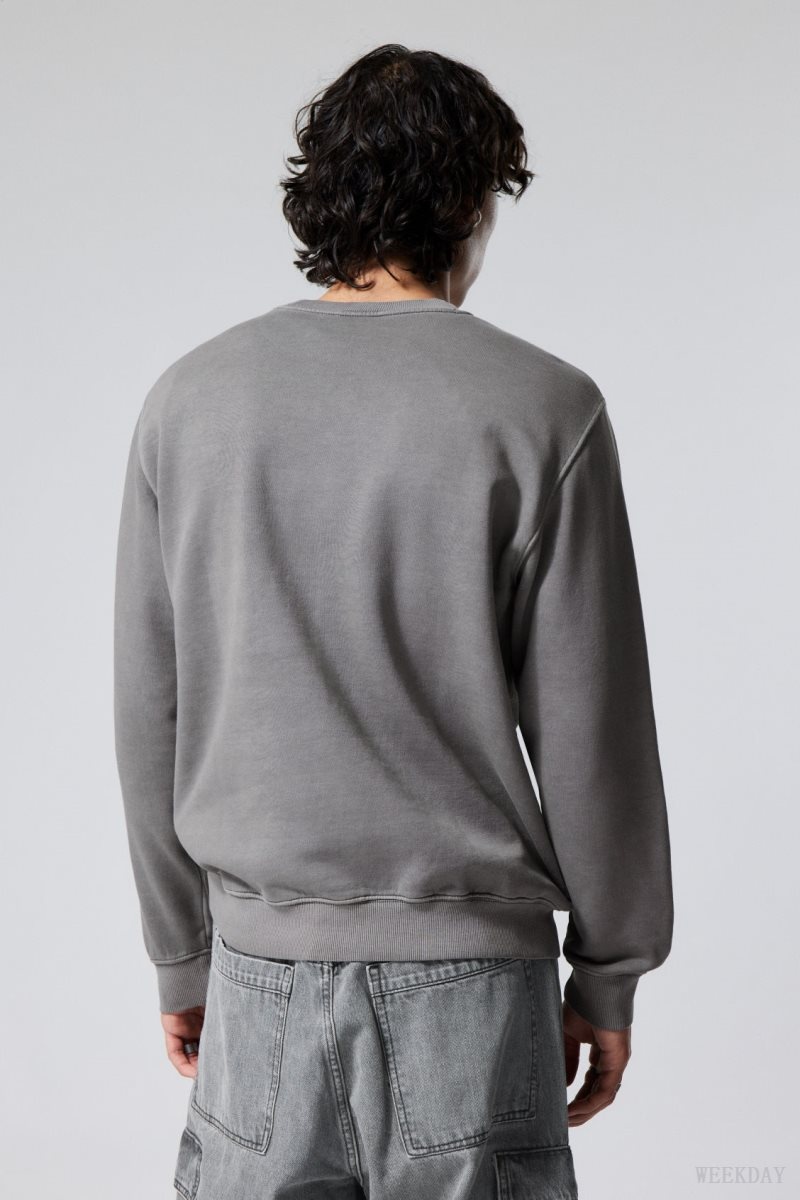 Weekday Standard Midweight Sweatshirt Grey | SNJZ9097