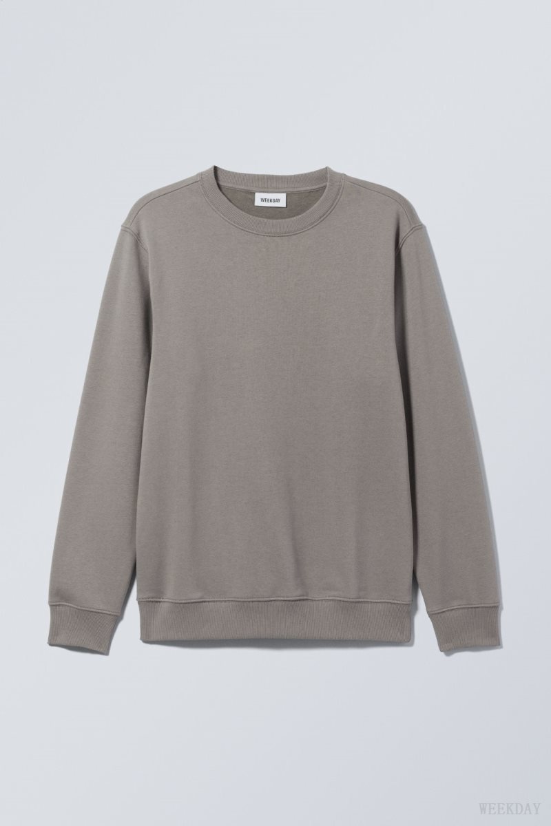 Weekday Standard Midweight Sweatshirt Grey | ENHS1060