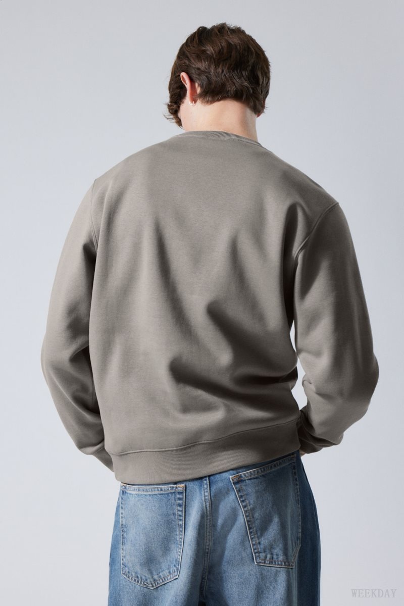 Weekday Standard Midweight Sweatshirt Grey | ENHS1060