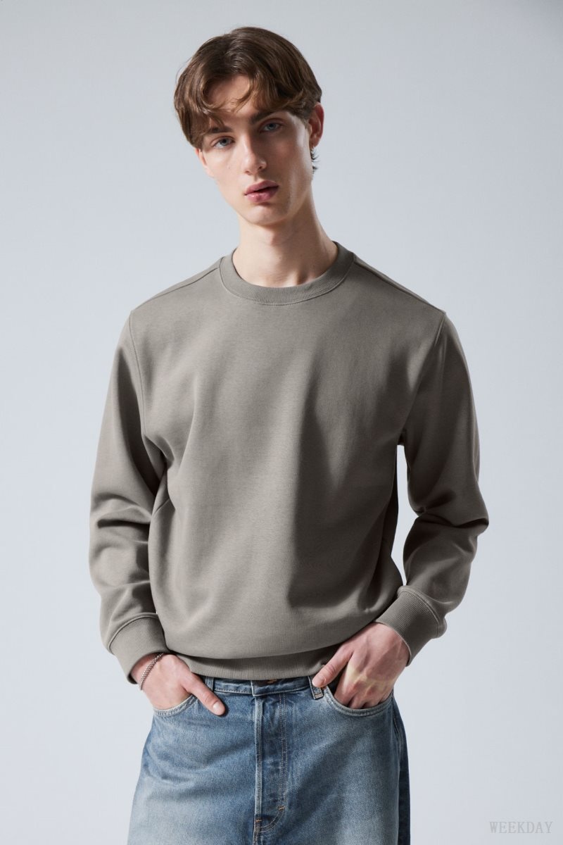 Weekday Standard Midweight Sweatshirt Grey | ENHS1060