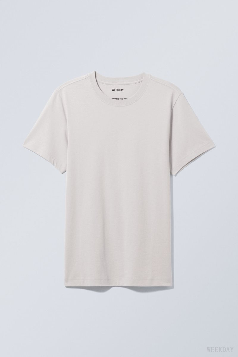 Weekday Standard Midweight T-shirt Grey | RITP1389