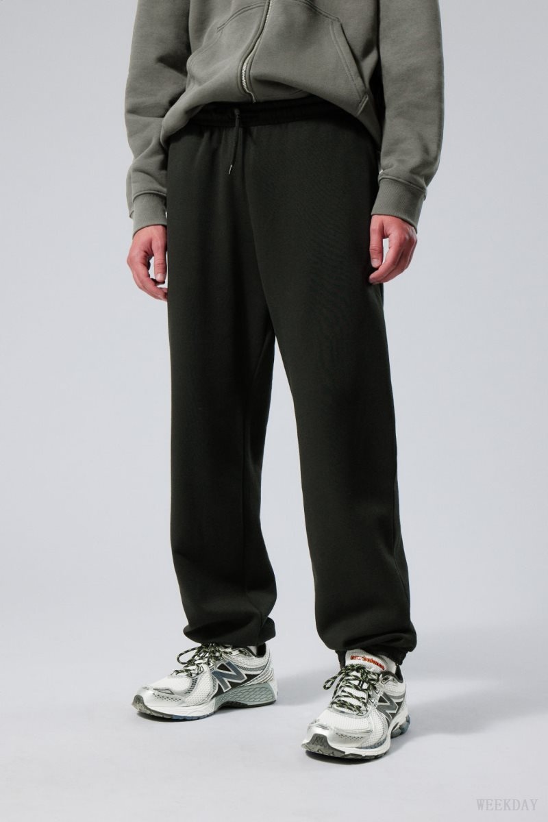 Weekday Standard Sweatpants Black | AJTG5917