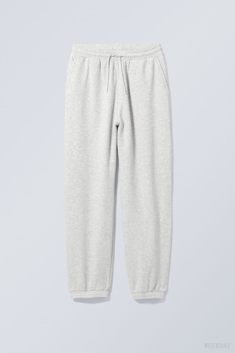 Weekday Standard Sweatpants Light Grey | MEWG8347