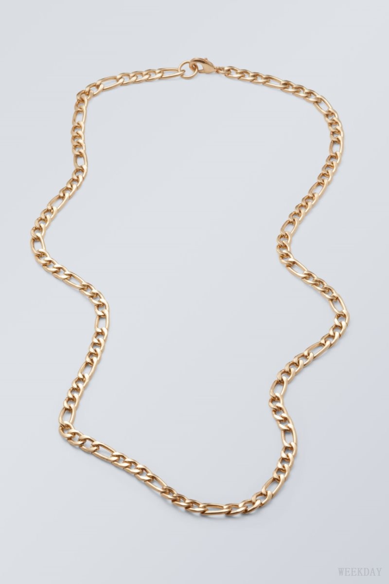 Weekday Teo Necklace Golden | ATBA7176