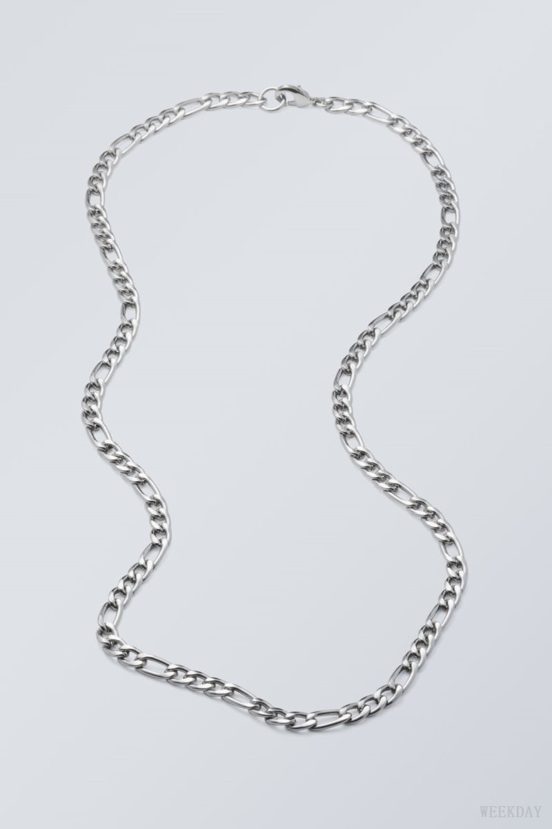 Weekday Teo Necklace Silver | ZUEP7139