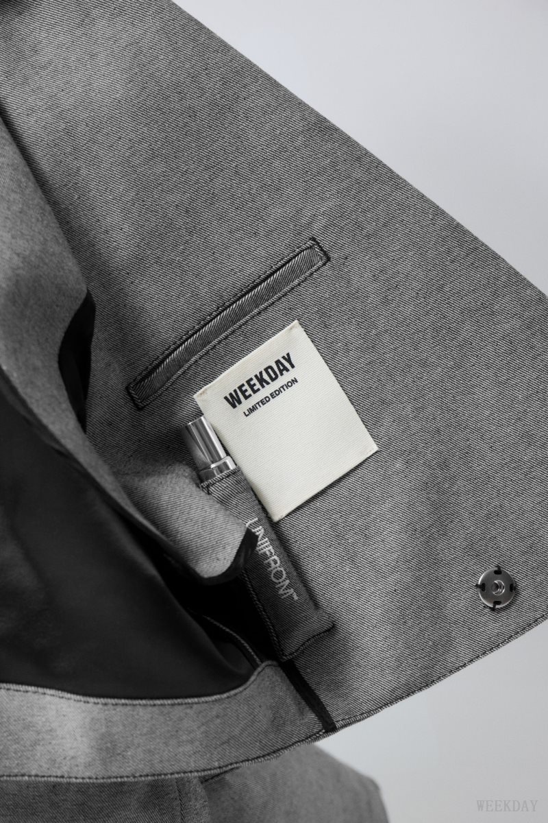 Weekday Unifrom™ + Weekday Limited Edition Power Blazer Grey | ZLRN8997