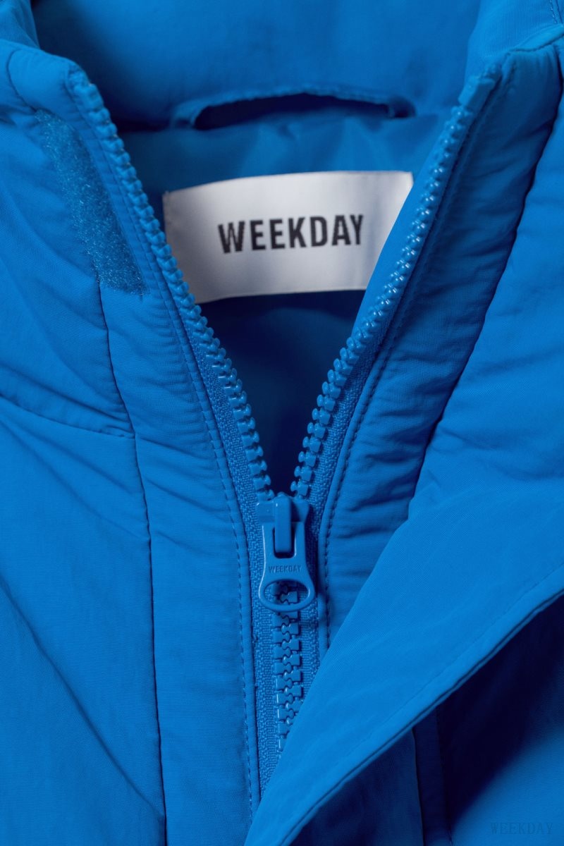 Weekday Windy Jacket Light Blue | FOYZ1818