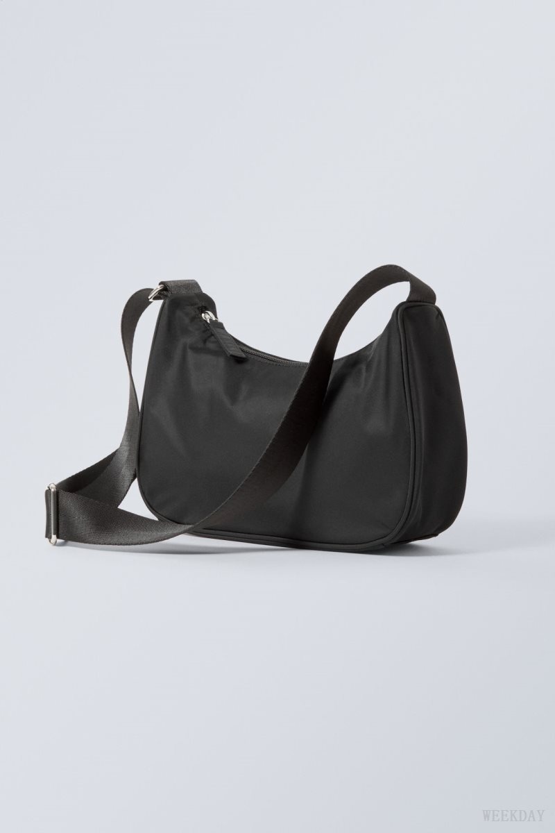 Weekday Zari Handbag Black | LHOM1243